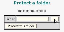 protecting a folder