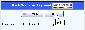 Modules de paiement virement bancaire